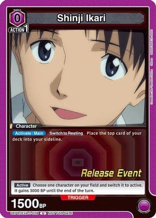 Shinji Ikari (028) — UE15BT: Evangelion: New Theatrical Edition Release Event Cards