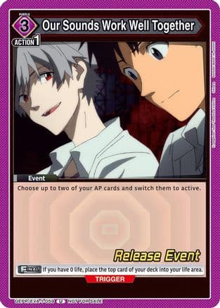 Our Sounds Work Well Together — UE15BT: Evangelion: New Theatrical Edition Release Event Cards