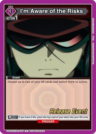 I'm Aware of the Risks — UE15BT: Evangelion: New Theatrical Edition Release Event Cards