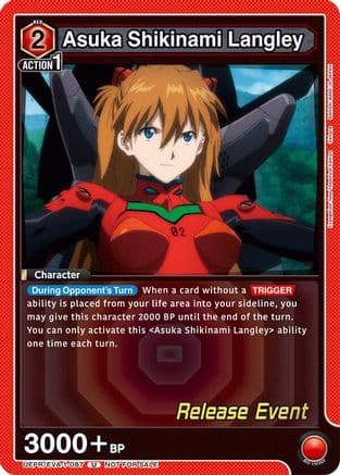 Asuka Shikinami Langley (087) — UE15BT: Evangelion: New Theatrical Edition Release Event Cards