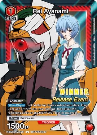 Rei Ayanami (Release Event Winner) — UE15BT: Evangelion: New Theatrical Edition Release Event Cards