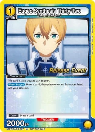 Eugeo Synthesis Thirty-Two — UEX06BT: Sword Art Online Vol.2 Release Event Cards