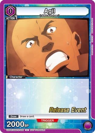 Agil (035) — UEX06BT: Sword Art Online Vol.2 Release Event Cards