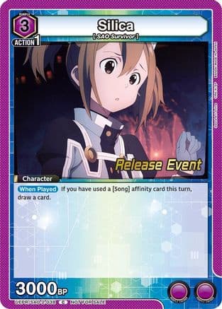 Silica (038) — UEX06BT: Sword Art Online Vol.2 Release Event Cards