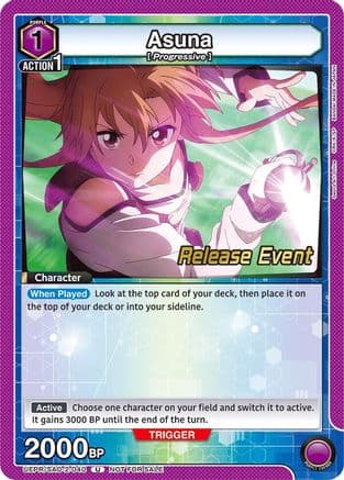Asuna (040) — UEX06BT: Sword Art Online Vol.2 Release Event Cards