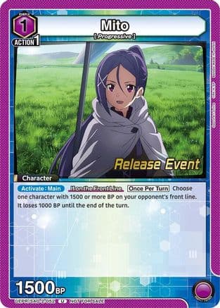 Mito (052) — UEX06BT: Sword Art Online Vol.2 Release Event Cards