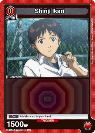 Shinji Ikari (073) (Box Topper Foil) — UE15BT: Evangelion: New Theatrical Edition