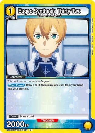 Eugeo Synthesis Thirty-Two (Box Topper Foil) — UEX06BT: Sword Art Online Vol.2
