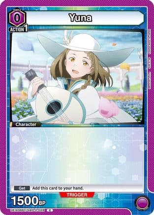 Yuna (028) (Box Topper Foil) — UEX06BT: Sword Art Online Vol.2
