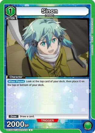 Sinon (072) (Box Topper Foil) — UEX06BT: Sword Art Online Vol.2