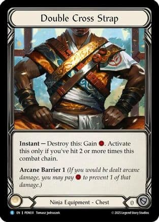 Double Cross Strap — Compendium of Rathe Flesh and Blood card by Tomasz Jedruszek