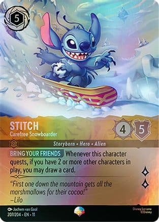 Stitch - Carefree Snowboarder (Epic) — Winterspell