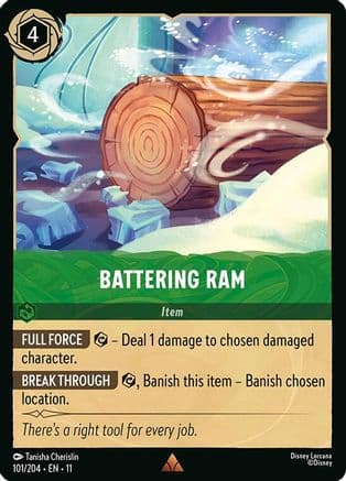 Battering Ram — Winterspell Disney Lorcana card by Tanisha Cherislin