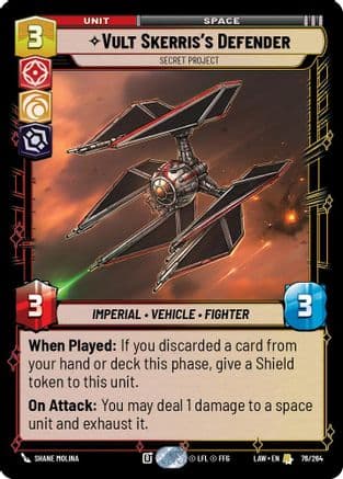 Vult Skerris's Defender - Secret Project — A Lawless Time