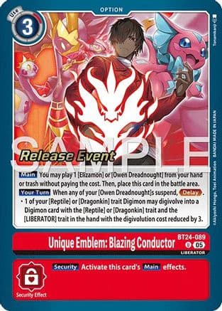 Unique Emblem: Blazing Conductor