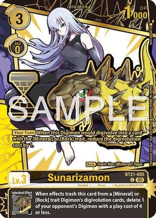 Sunarizamon (Rare Pull) — Dawn of Liberator