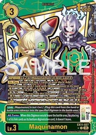 Maquinamon (Rare Pull) — Dawn of Liberator