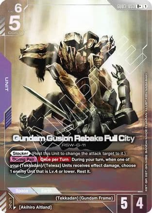 Gundam Gusion Rebake Full City (R+) — Steel Requiem