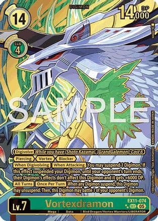 Vortexdramon (Rare Pull) — Dawn of Liberator