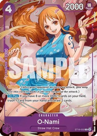 O-Nami - ST18-002 (Dash Pack) — Extra Booster: One Piece Heroines Edition