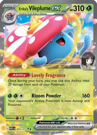 Erika's Vileplume ex — ME: Ascended Heroes