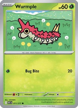 Wurmple — ME: Ascended Heroes Pokémon TCG card by USGMEN