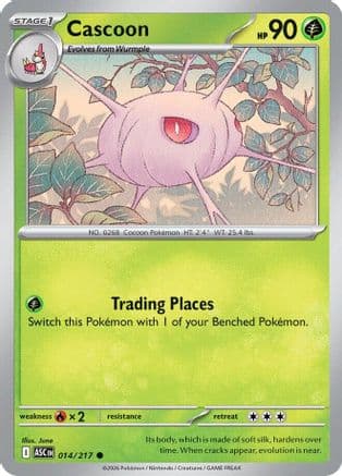 Cascoon — ME: Ascended Heroes Pokémon TCG card by Dsuke