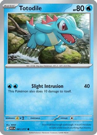 Totodile — ME: Ascended Heroes Pokémon TCG card by REND
