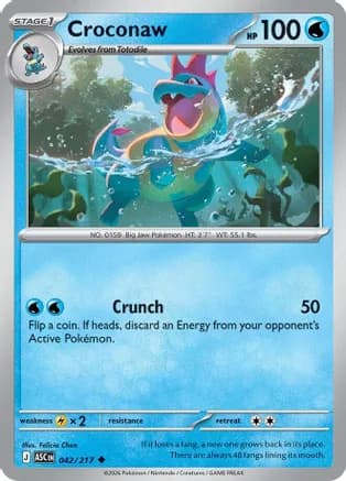 Croconaw — ME: Ascended Heroes