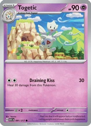 Togetic — ME: Ascended Heroes Pokémon TCG card by Teeziro