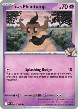 Hop's Phantump — ME: Ascended Heroes Pokémon TCG card by tono