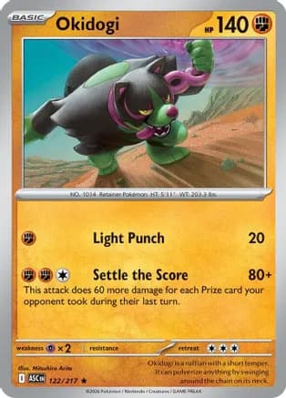 Okidogi — ME: Ascended Heroes Pokémon TCG card by Mitsuhiro Arita