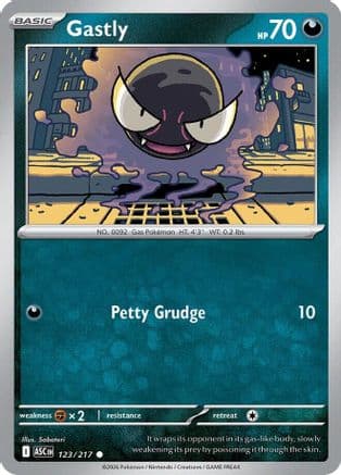 Gastly — ME: Ascended Heroes Pokémon TCG card by Saboteri