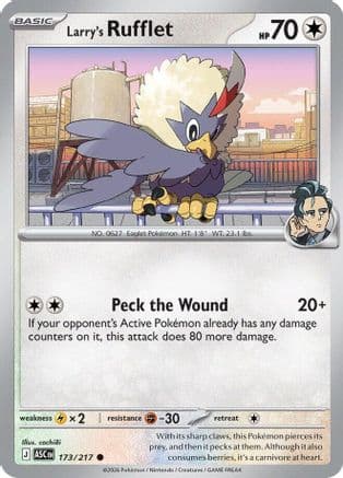 Larry's Rufflet — ME: Ascended Heroes Pokémon TCG card by cochi8i