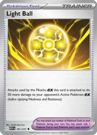 Light Ball — ME: Ascended Heroes Pokémon TCG card by Studio Bora Inc.