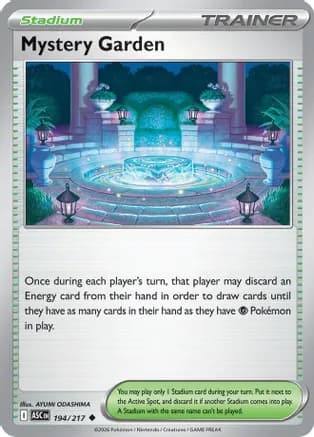 Mystery Garden — ME: Ascended Heroes Pokémon TCG card by AYUMI ODASHIMA