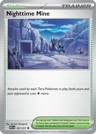 Nighttime Mine — ME: Ascended Heroes Pokémon TCG card by Takashi Yamaguchi