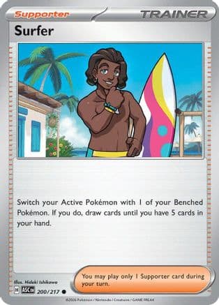 Surfer - 200/217 — ME: Ascended Heroes Pokémon TCG card by Hideki Ishikawa