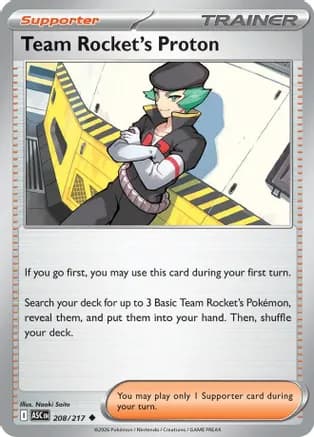 Team Rocket's Proton — ME: Ascended Heroes Pokémon TCG card by Naoki Saito