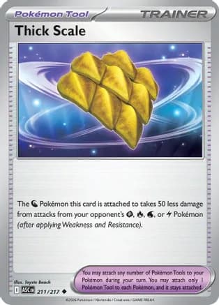 Thick Scale — ME: Ascended Heroes Pokémon TCG card by Toyste Beach
