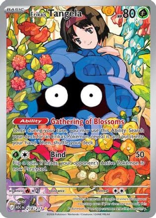 Erika's Tangela - 218/217 — ME: Ascended Heroes Pokémon TCG card by buchi