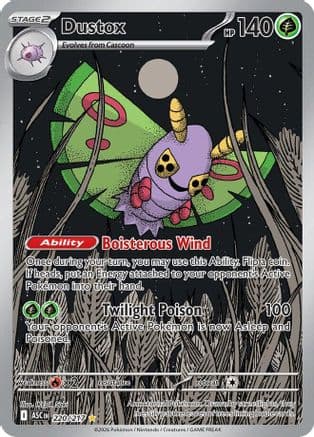 Dustox - 220/217 — ME: Ascended Heroes Pokémon TCG card by IKEDA Saki