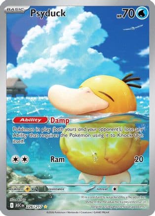 Psyduck - 226/217 — ME: Ascended Heroes Pokémon TCG card by REND