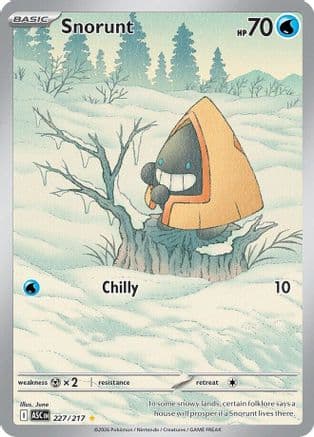 Snorunt - 227/217 — ME: Ascended Heroes Pokémon TCG card by Dsuke