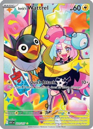 Iono's Wattrel - 231/217 — ME: Ascended Heroes Pokémon TCG card by mingo
