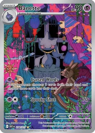 Banette - 234/217 — ME: Ascended Heroes Pokémon TCG card by YASUHIRO Morika