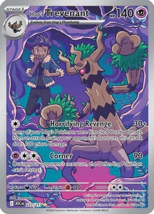 Hop's Trevenant - 237/217 — ME: Ascended Heroes Pokémon TCG card by Tomowaka