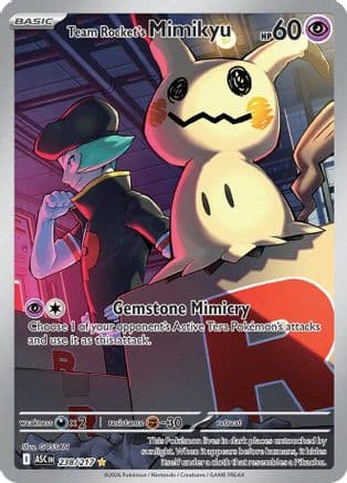 Team Rocket's Mimikyu - 238/217 — ME: Ascended Heroes Pokémon TCG card by GOSSAN