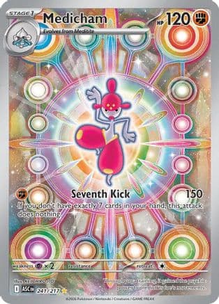 Medicham - 241/217 — ME: Ascended Heroes Pokémon TCG card by KEIICHIRO ITO
