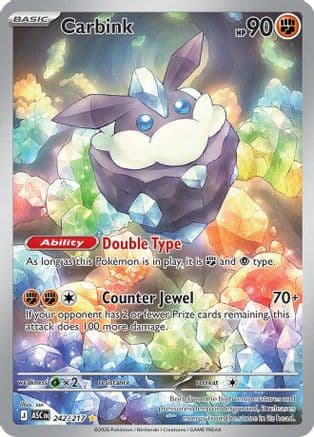 Carbink - 242/217 — ME: Ascended Heroes Pokémon TCG card by sui
